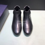 Prada Black Cowhide High Top Casual Shoes For Men 