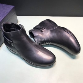 Prada Black Cowhide High Top Casual Shoes For Men 