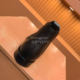 Prada Black Cowhide Short Boots For Men