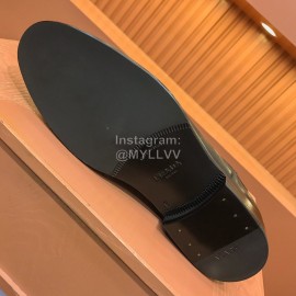 Prada Black Cowhide Short Boots For Men