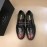 Prada Carved Cowhide Lace Up Casual Business Shoes For Men Reddish Brown