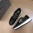 Prada Cowhide Thick Soled Sneakers For Men Black