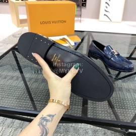 Prada Cowhide Casual Business Shoes For Men Blue