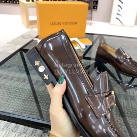 Prada Cowhide Casual Business Shoes For Men Brown