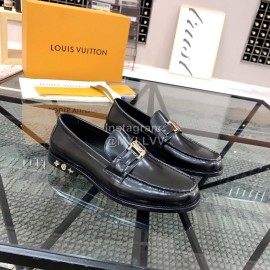 Prada Cowhide Casual Business Shoes For Men Black