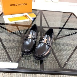 Prada Cowhide Casual Business Shoes For Men Black