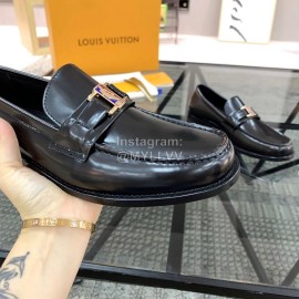 Prada Cowhide Casual Business Shoes For Men Black