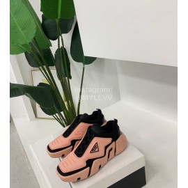 Prada Fashion Thick Soled Casual Shoes For Men And Women Pink