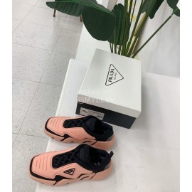 Prada Fashion Thick Soled Casual Shoes For Men And Women Pink
