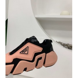 Prada Fashion Thick Soled Casual Shoes For Men And Women Pink