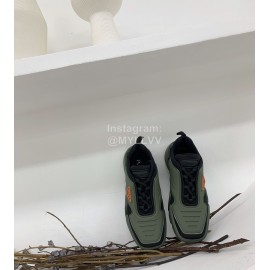 Prada Fashion Thick Soled Casual Shoes For Men And Women Green