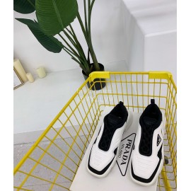 Prada Fashion Thick Soled Casual Shoes For Men And Women White