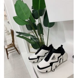 Prada Fashion Thick Soled Casual Shoes For Men And Women White
