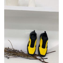 Prada Fashion Thick Soled Casual Shoes For Men And Women Yellow
