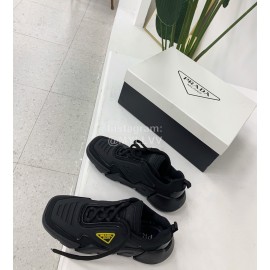 Prada Fashion Thick Soled Casual Shoes For Men And Women Black