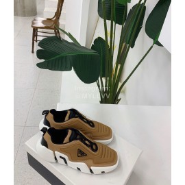 Prada Fashion Thick Soled Casual Shoes For Men And Women Brown