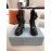 Prada Autumn Winter Black Thick Soles High Heel Boots For Women 
