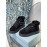 Prada Autumn And Winter Thick Soled Wool Sneakers Black
