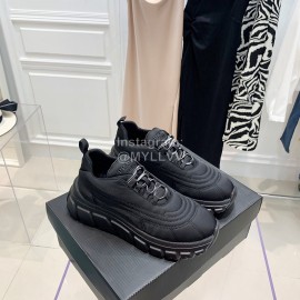 Prada New Thick Bottom Sneakers In Autumn And Winter For Women Black