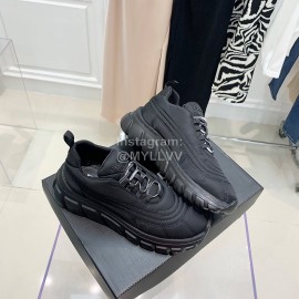 Prada New Thick Bottom Sneakers In Autumn And Winter For Women Black
