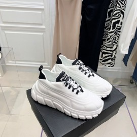 Prada New Thick Bottom Sneakers In Autumn And Winter For Women White