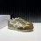 Premiata Vintage Leather Canvas Sneakers For Men Green