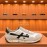Premiata Vintage Cowhide Canvas Sneakers For Men Beige