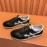 Premiata Vintage Cowhide Canvas Sneakers For Men Black