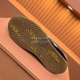 Premiata Vintage Cowhide Canvas Sneakers For Men Black