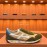Premiata Vintage Cowhide Canvas Sneakers For Men Green