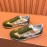Premiata Vintage Cowhide Canvas Sneakers For Men Green