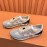Premiata Vintage Cowhide Canvas Sneakers For Men Gray