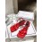 Proenza Schouler Summer Square Head Sheepskin High Heel Scandals For Women Red