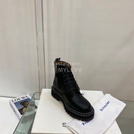 Proenza Schouler Autumn Winter New Leather Martin Boots For Women