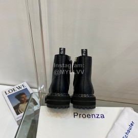 Proenza Schouler Autumn Winter New Leather Martin Boots For Women
