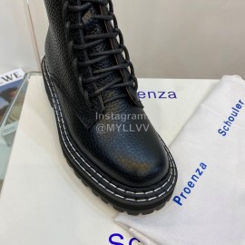 Proenza Schouler Autumn Winter New Leather Martin Boots For Women