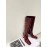 Proenza Schouler New Patent Leather Long Boots For Women Wine Red