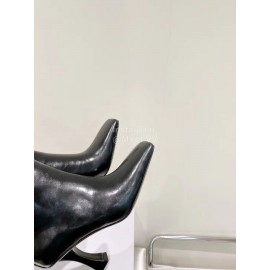 Proenza Schouler New Patent Leather Long Boots For Women Black
