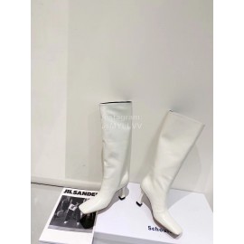 Proenza Schouler New Patent Leather Long Boots For Women White
