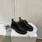 Proenza Schouler Autumn Winter Litchi Cattle Leather Shoes For Women Black