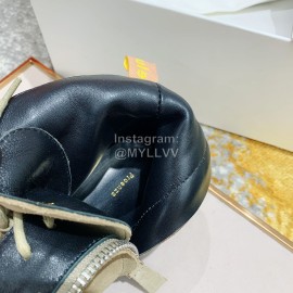 Proenza Schouler Leather Lace Up Martin Boots For Women 