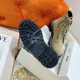 Proenza Schouler Leather Lace Up Martin Boots For Women 