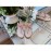 Rene Caovilla New Diamond Bow Sheepskin Flat Heel Sandals For Women Pink