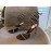 Rene Caovilla Summer New Sheepskin High Heel Sandals For Women Black