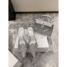 Rene Caovilla Bilng Bilng Diamond Pointed High Heels For Women 