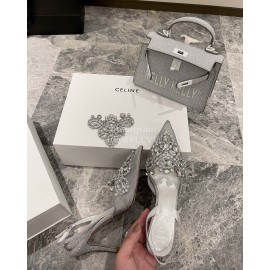 Rene Caovilla Bilng Bilng Diamond Pointed High Heels For Women 