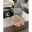Rene Caovilla Spring Summer New Crystal Pendant High Heeled Slippers For Women Pink