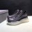 Rick Owens Leather Transparent Thick Sole Shoes For Men Black