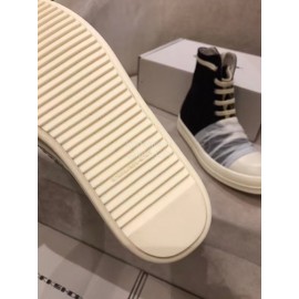 Rick Owens New High Top Canvas Shoes For Men And Women
