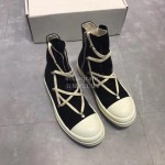 Rick Owens Fashion High Top Canvas Shoes For Men And Women